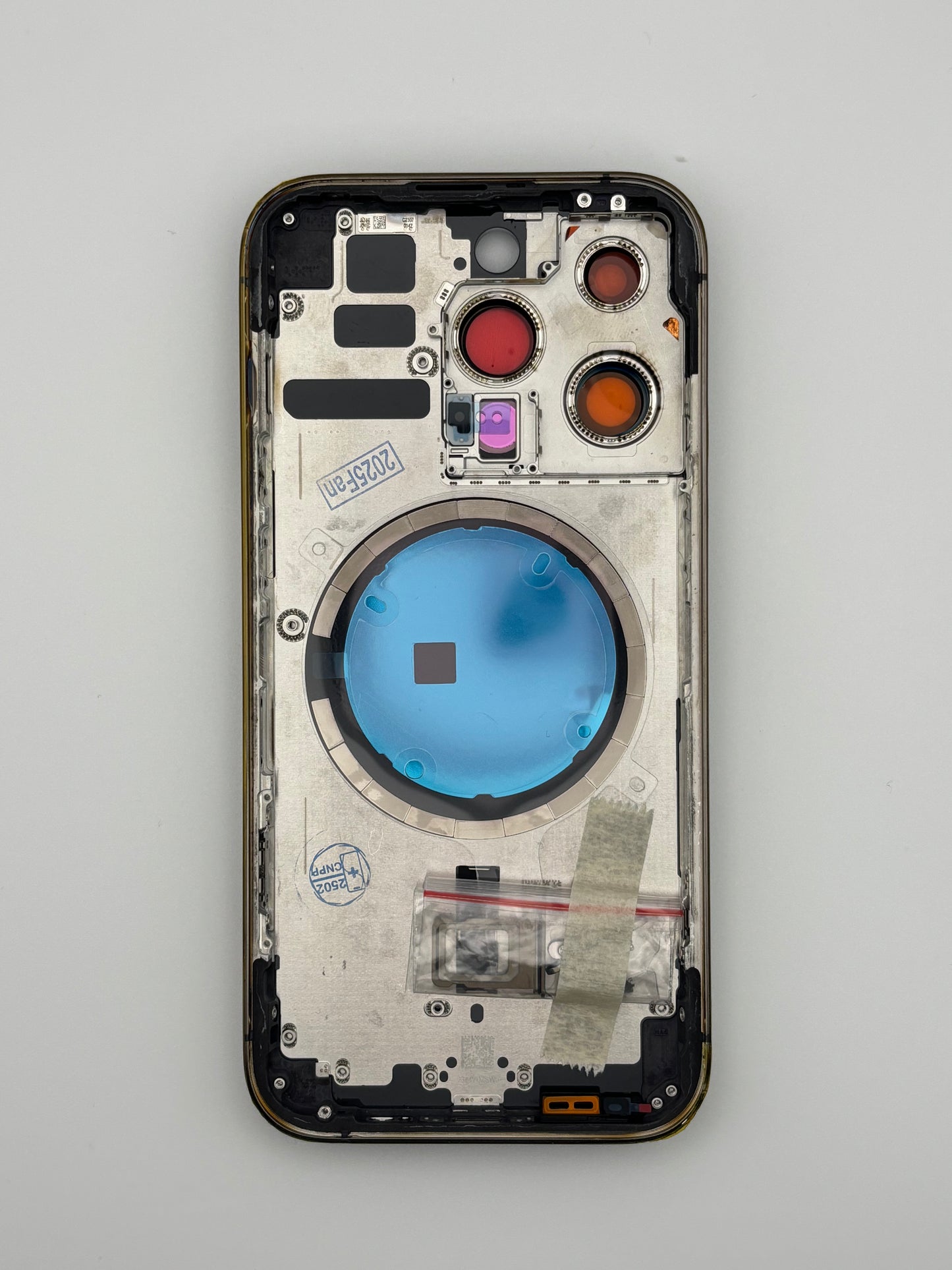 iPhone 13 Pro rear housing  – OEM style frame with SIM tray and buttons (front)