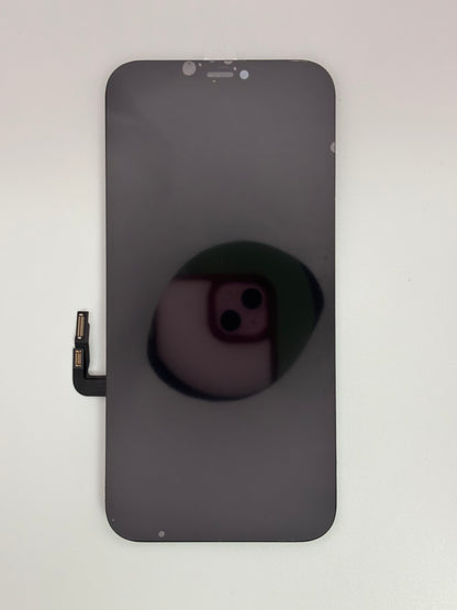 Phone screen and digitizer assembly on a white background